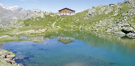 Auf dem Gletscherlehrpfad zur Marteller Hütte